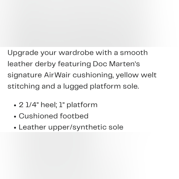 NWT Dr. Marten's Platform  Shoe Size 10 - Picture 7 of 7